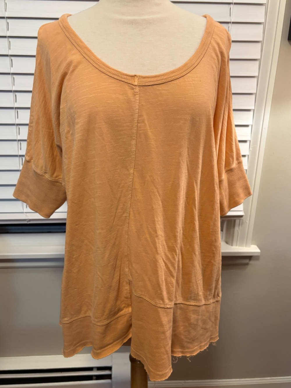 Sundance Peach/Orange Relaxed Tunic Top